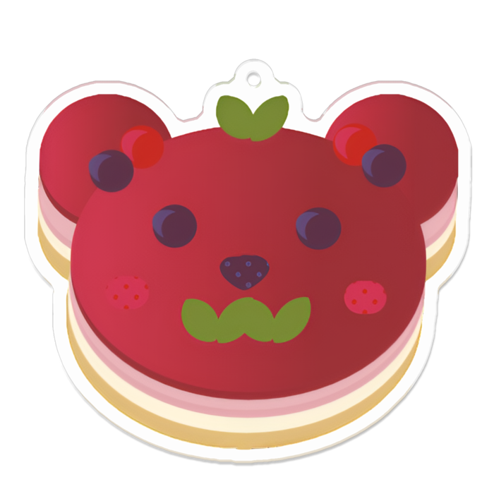 アクリルキーホルダー - 70 x 70 (mm)