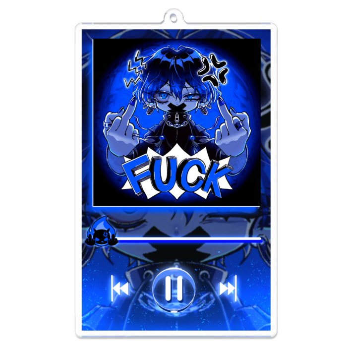 アクリルキーホルダー - 100 x 100 (mm)