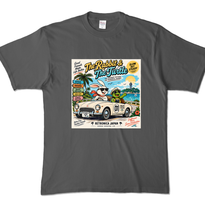 カラーTシャツ - XL - チャコール (濃色)