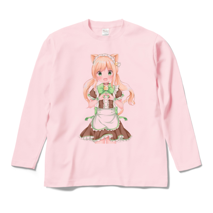 ロングスリーブTシャツ - M - ライトピンク