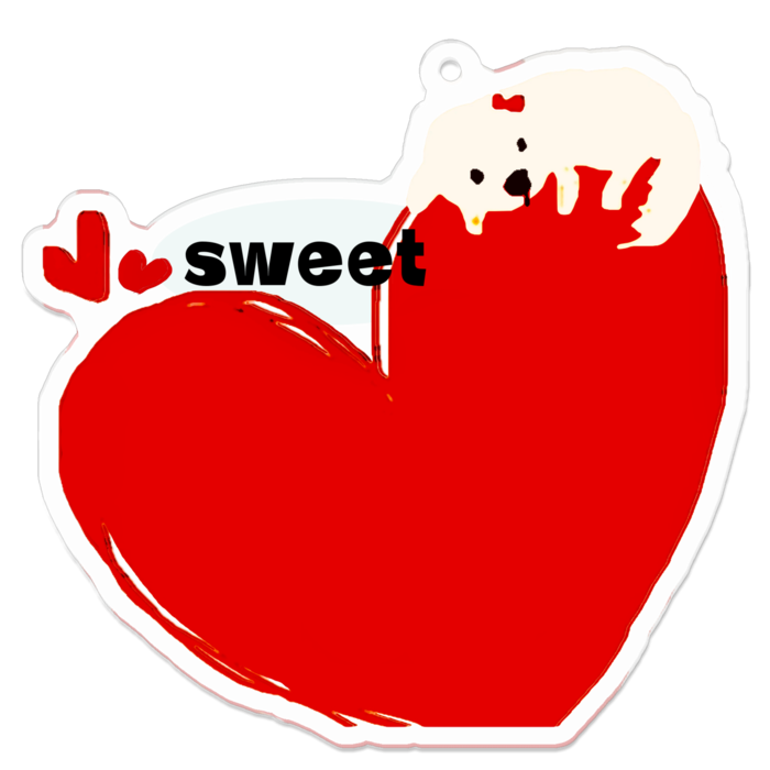 アクリルキーホルダー（コーティング） - 70 x 70 (mm)(1)