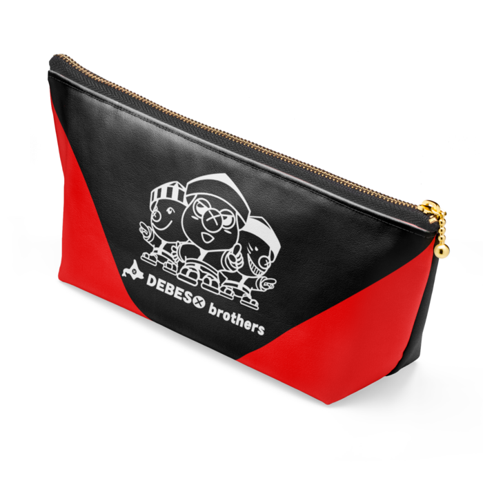 ポーチ - 長さ21.5cm / 高さ10cm - ブラック(1)