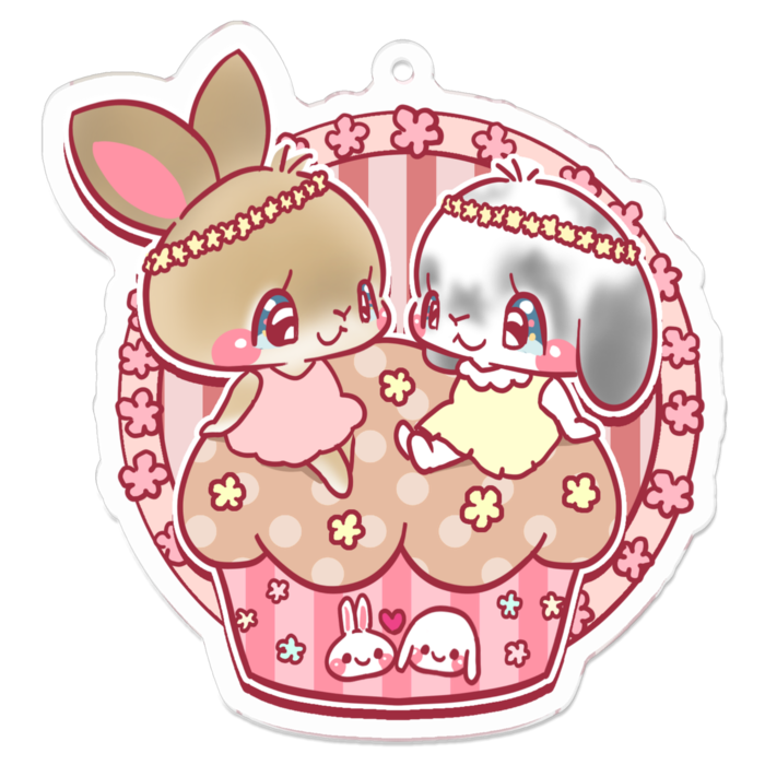 アクリルキーホルダー - 70 x 70 (mm)