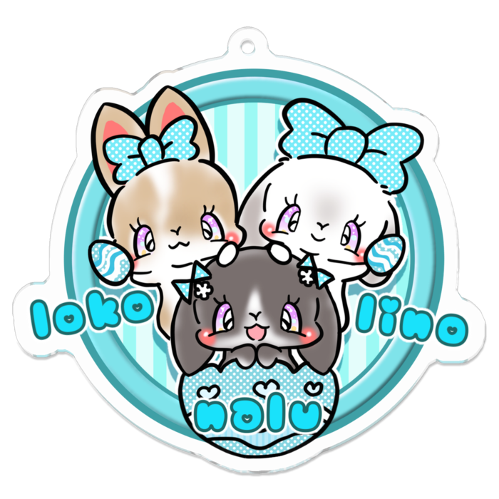 アクリルキーホルダー - 70 x 70 (mm)