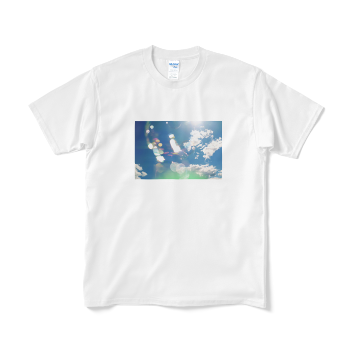 写真プリントTシャツ(シャボン) - M - ホワイト