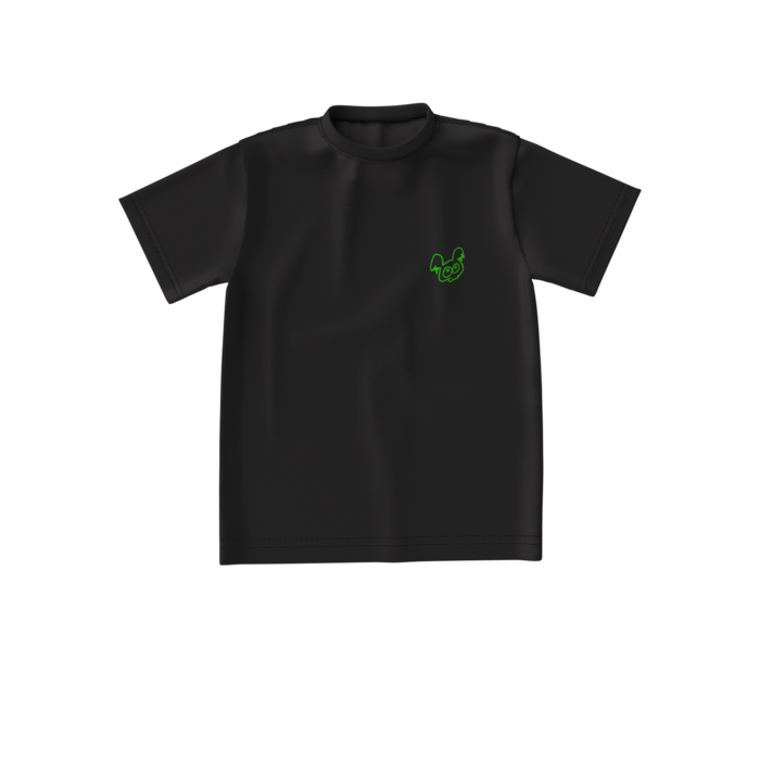 【さらみ】カラーTシャツ - S - ブラック
