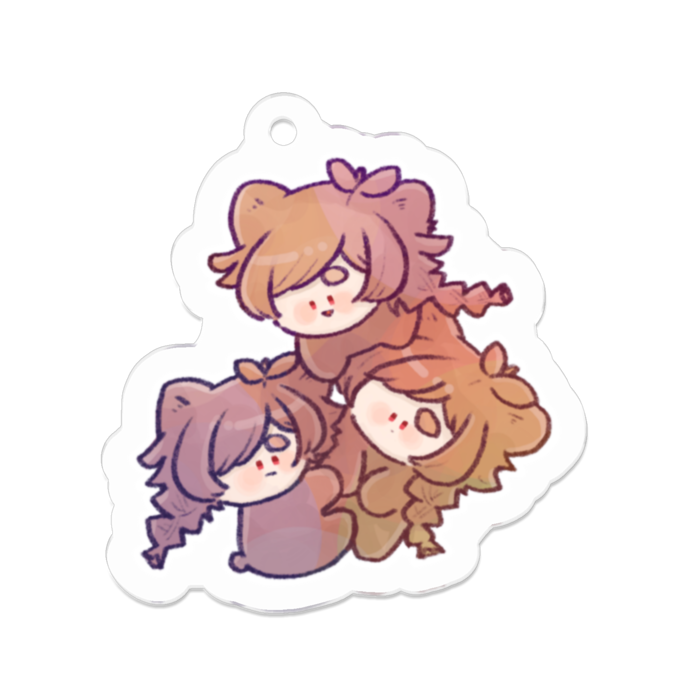 アクリルキーホルダー - 50 x 50 (mm)