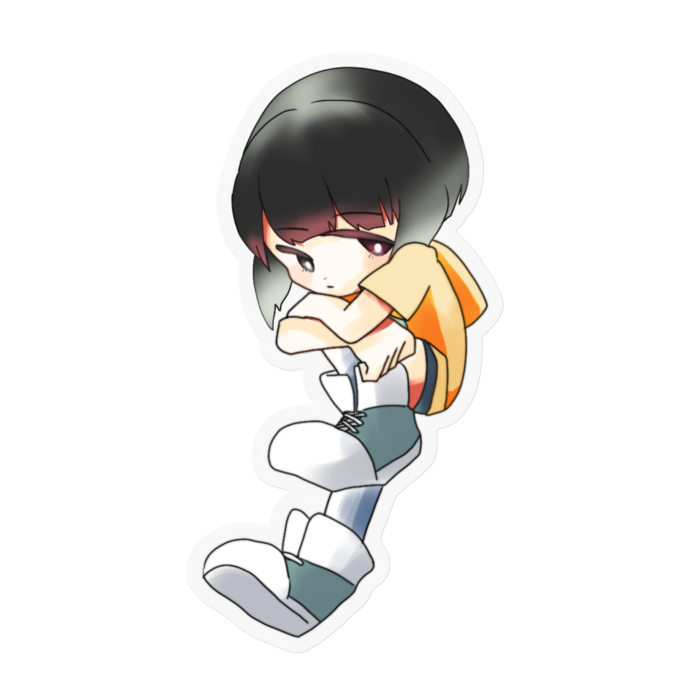 ステッカー（クリア） - 100 x 100 (mm)