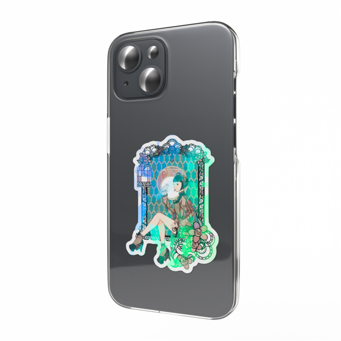 ホログラムスマホステッカー - 縦