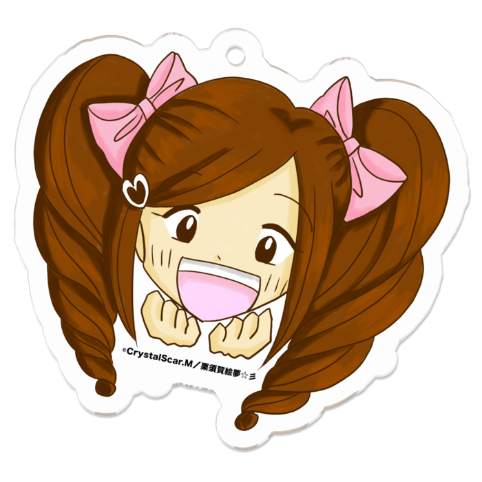 アクリルキーホルダー - 50 x 50 (mm)