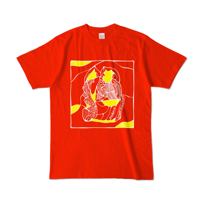 カラーTシャツ - L - レッド (濃色)