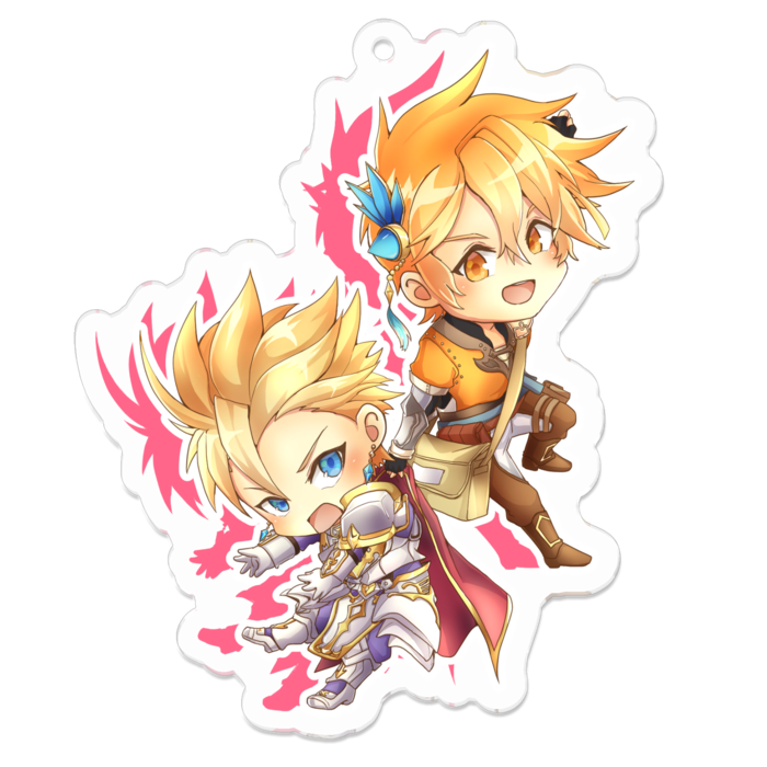 アクリルキーホルダー - 70 x 70 (mm)