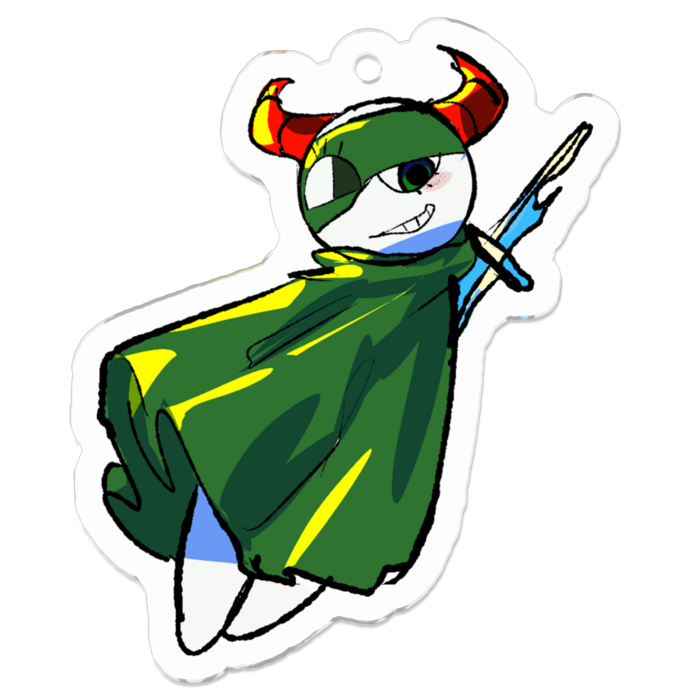 アクリルキーホルダー - 50 x 50 (mm)