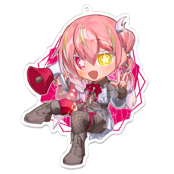 アクリルキーホルダー - 100 x 100 (mm)