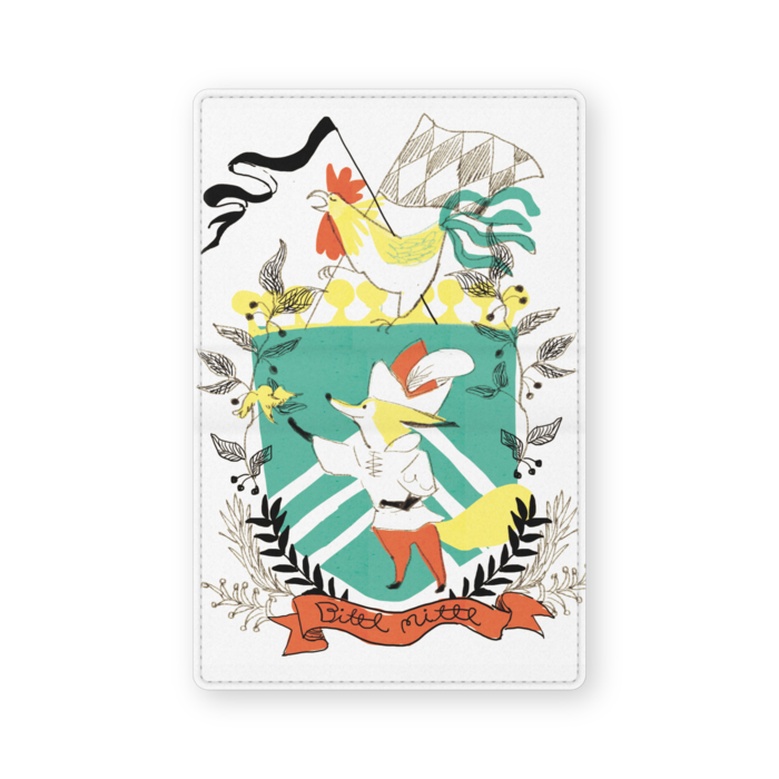 レザー製名刺入れ - 70x50(mm)