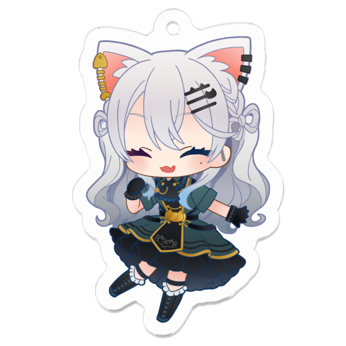 Sサイズ　笑顔Verアクリルキーホルダー - 50 x 50 (mm)(1)