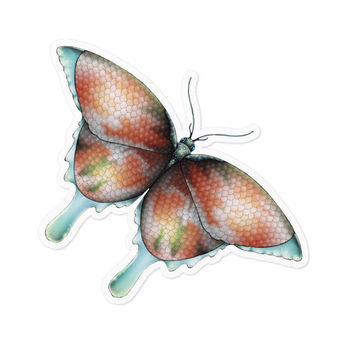 赤　ー　ホワイト／100 x 100㍉