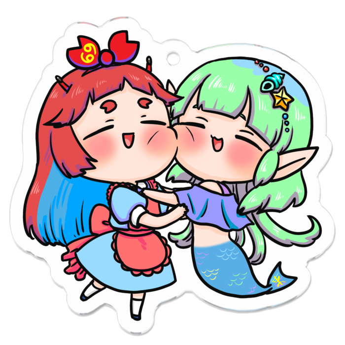 アクリルキーホルダー - 50 x 50 (mm)
