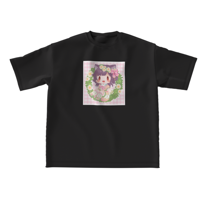 ビッグシルエットTシャツ - L - マーガレット