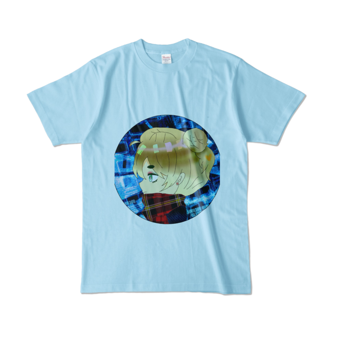 カラーTシャツ - L - ライトブルー (淡色)