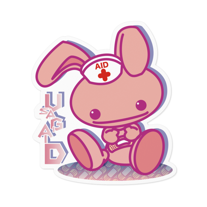 ステッカー - 100 x 100 (mm)-ホワイト