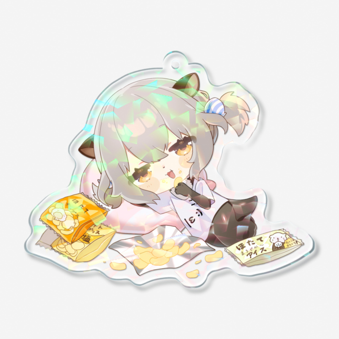 ホログラムアクリルキーホルダー - 70 × 70mm