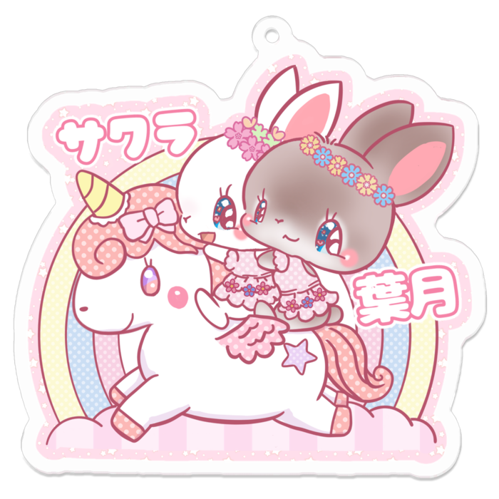 アクリルキーホルダー - 70 x 70 (mm)