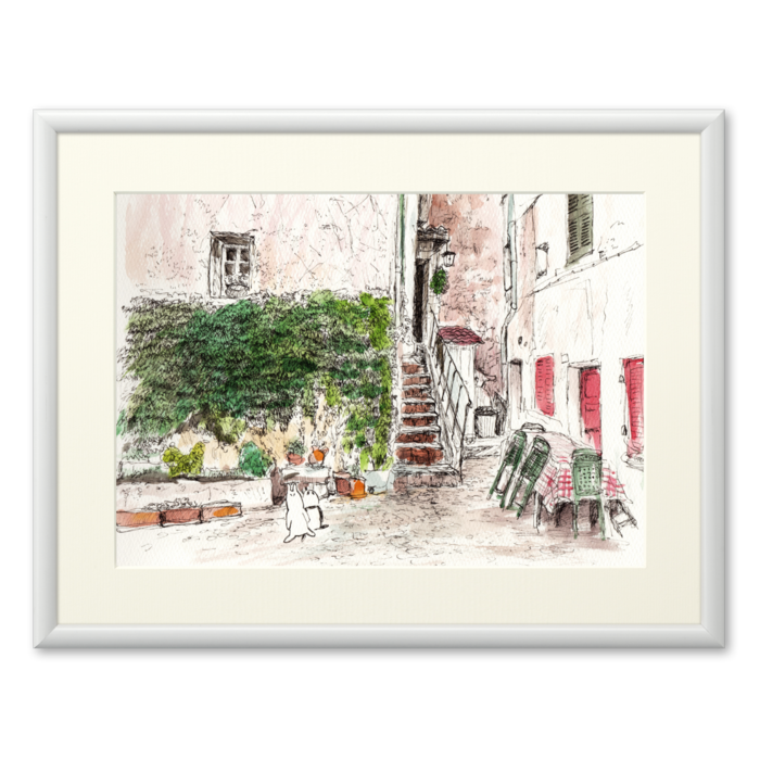 A4 - 額縁・ホワイト