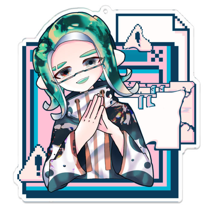 アクリルキーホルダー - 100 x 100 (mm)