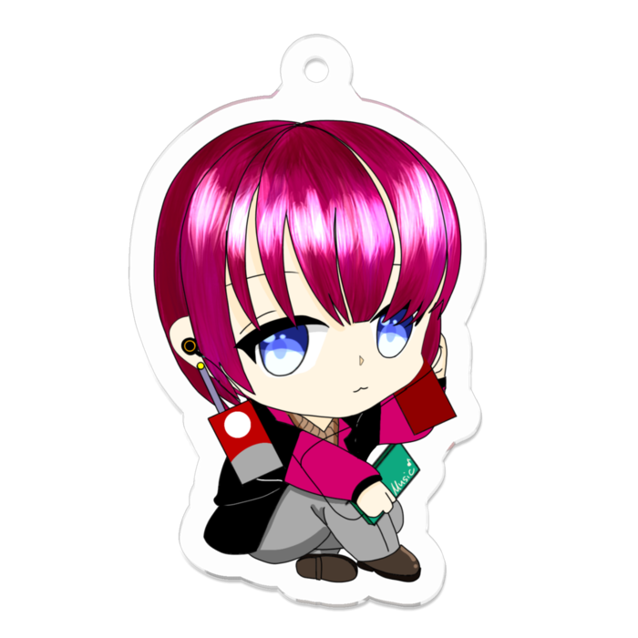 アクリルキーホルダー - 50 x 50 (mm)