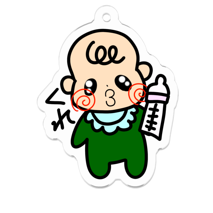 アクリルキーホルダー - 50 x 50 (mm)