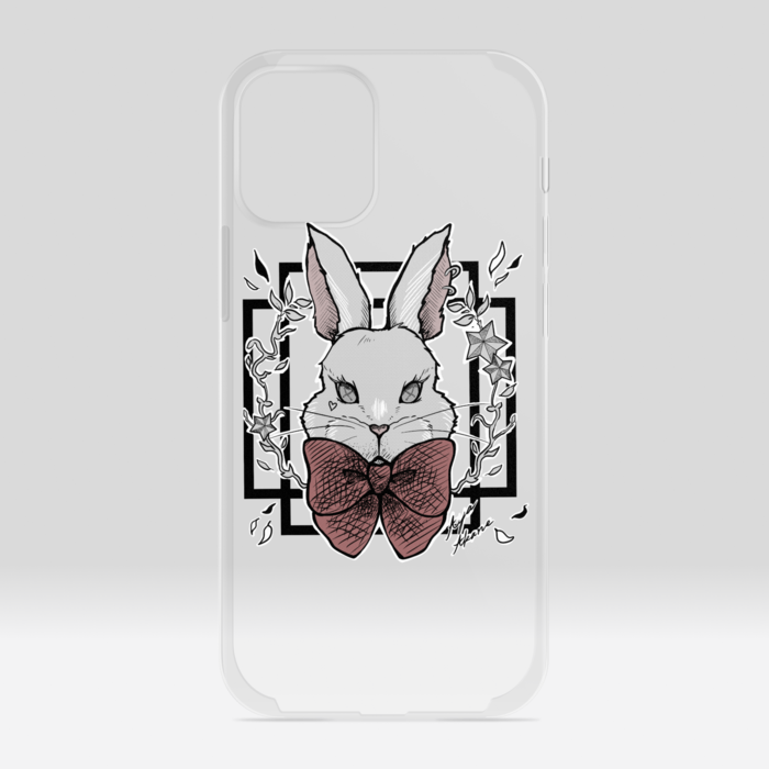 クリア🐰iPhoneケース - iPhone12 mini