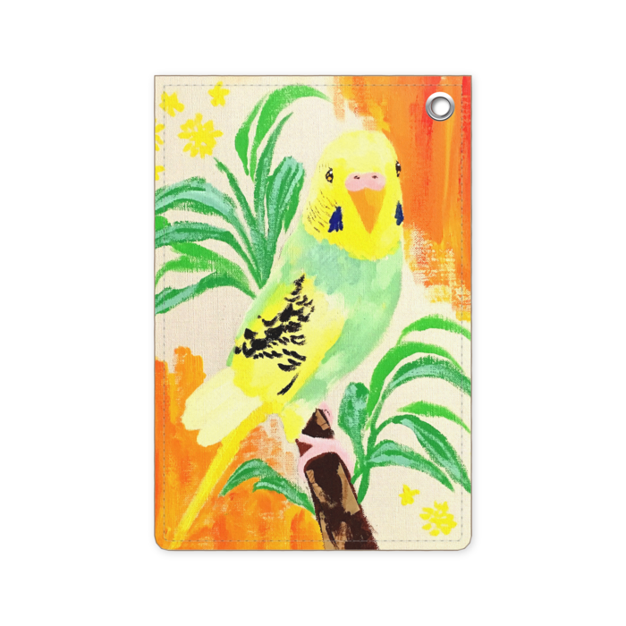 インコ パスケース オレンジ Palette Booth