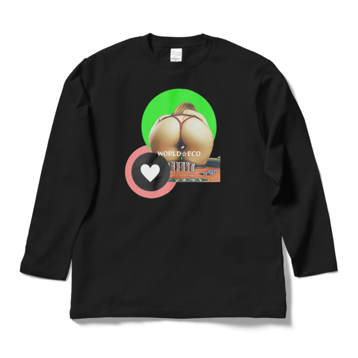ロングスリーブTシャツ - L - ブラック
