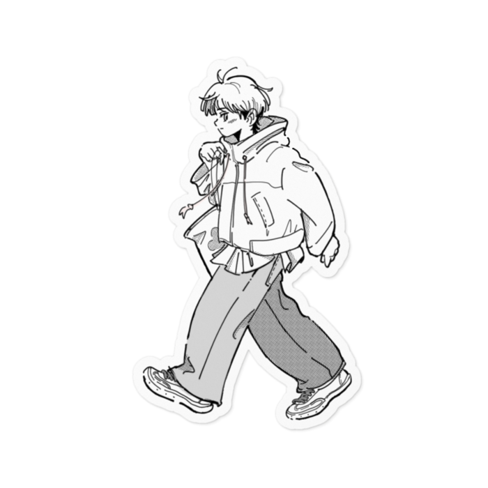 ステッカー - 100 x 100 (mm)