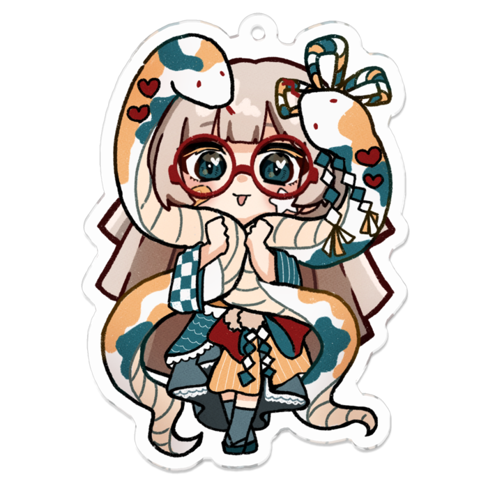 アクリルキーホルダー - 70 x 70 (mm)