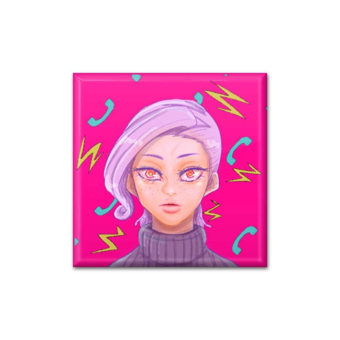 缶バッジ - 四角形40mm