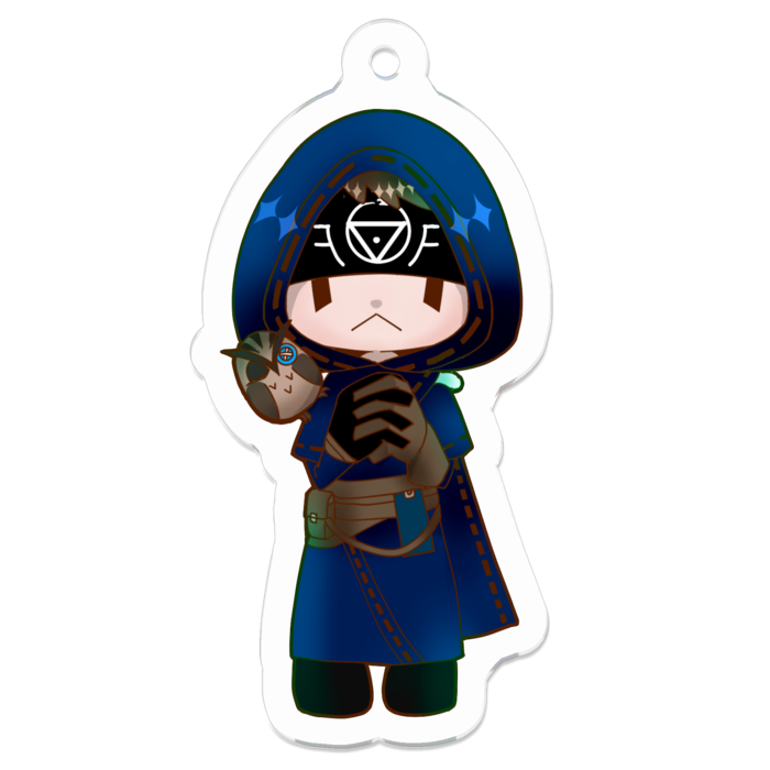 アクリルキーホルダー（コーティング） - 50 x 50 (mm)