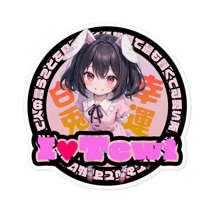 ステッカー - 100 x 100 (mm)