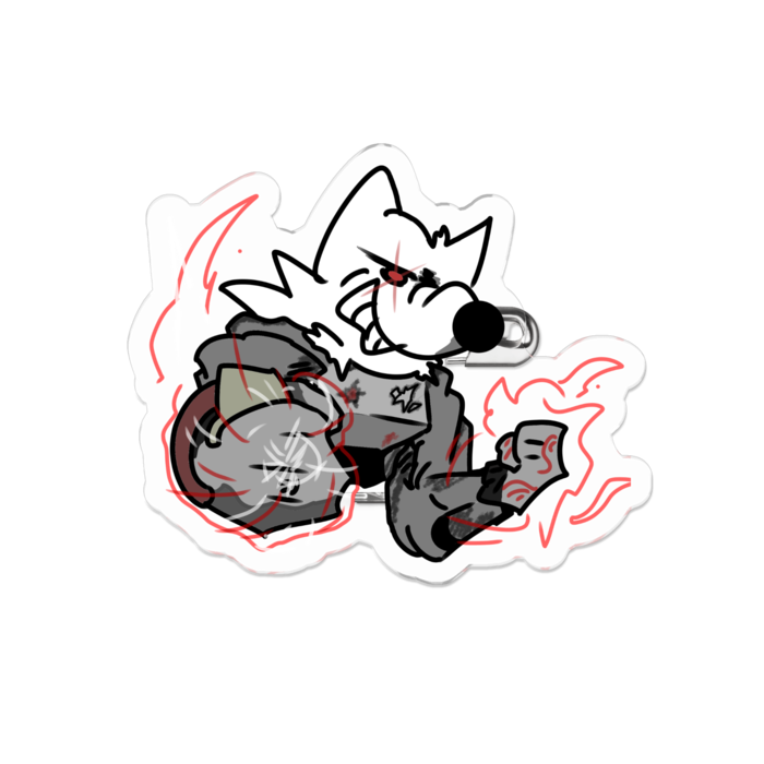 アクリルバッジ - 50 x 50 (mm)