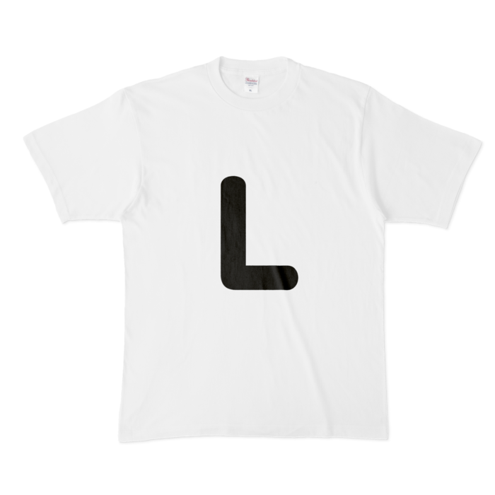 「L」(大文字)Tシャツ - XL - 白