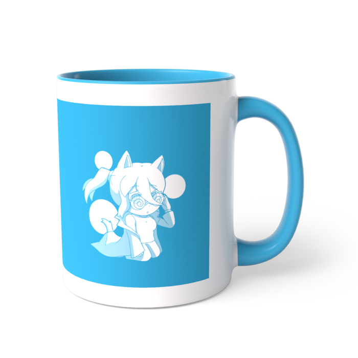 ツートンカラーマグカップ - 直径 8.2cm / 高さ 9.5cm - B