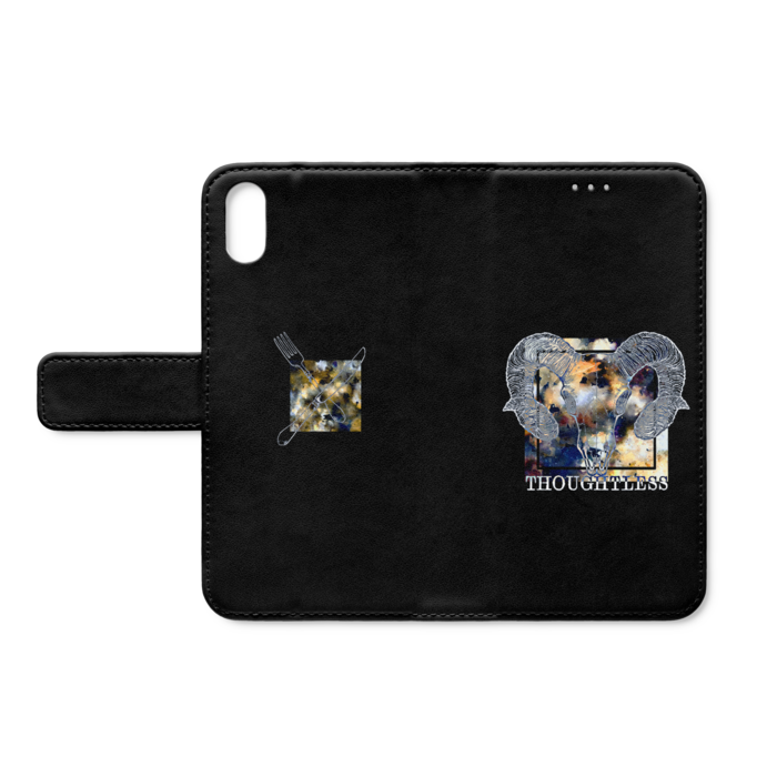 手帳型iPhoneケース - iPhone XS / X - ストラップ穴 なし