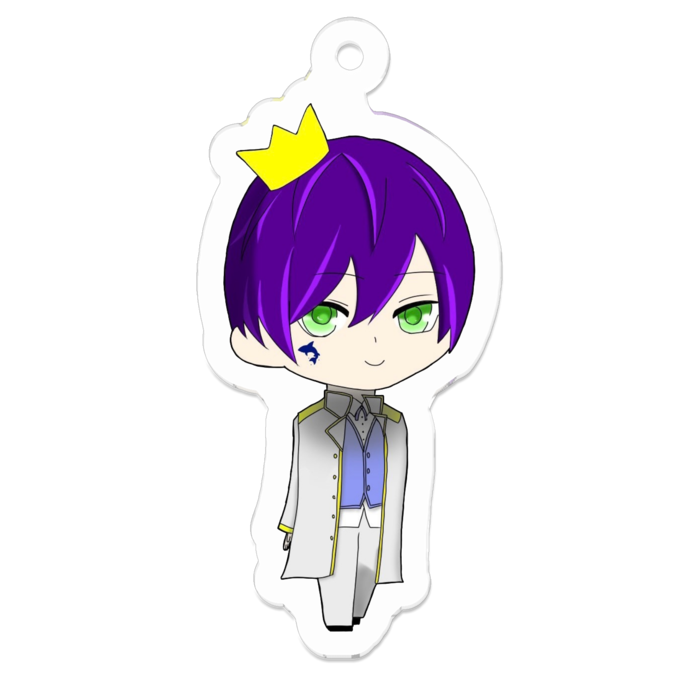 アクリルキーホルダー（コーティング） - 50 x 50 (mm)