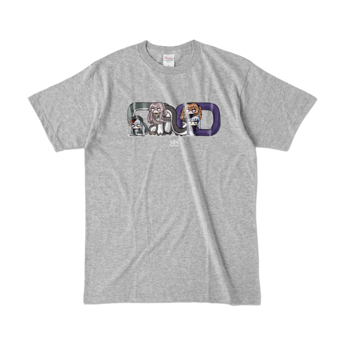 カラーTシャツ - L - 杢グレー