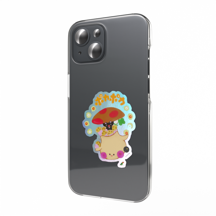 オーロラスマホステッカー - 縦