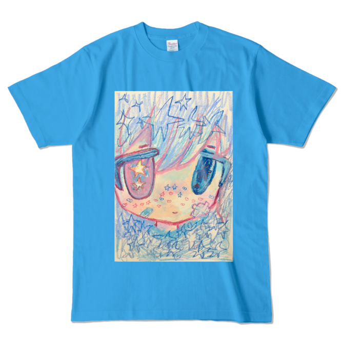 カラーTシャツ - L - ターコイズ (濃色)