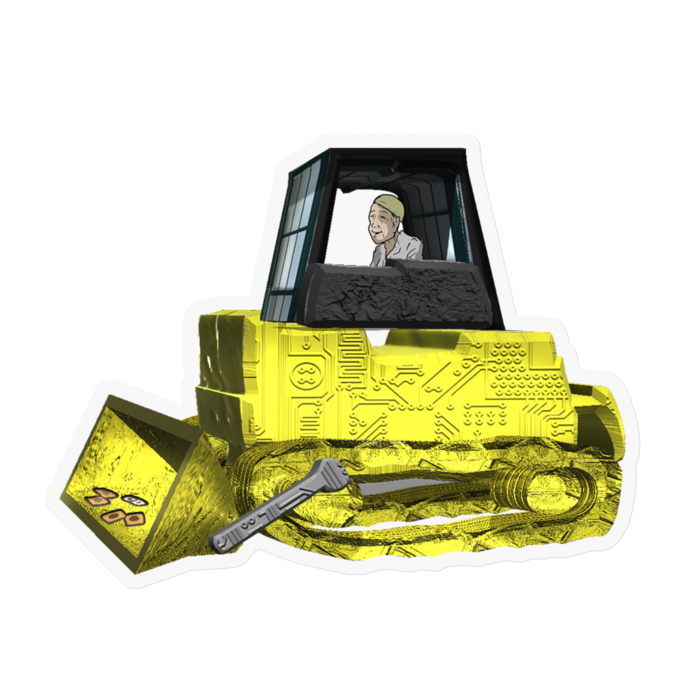 ステッカー - 100 x 100 (mm)(13)