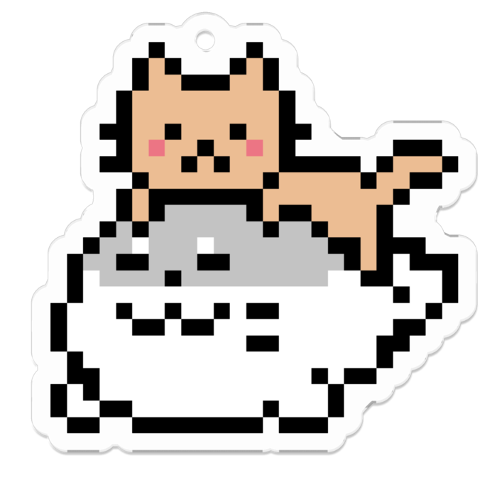 アクリルキーホルダー - 50 x 50 (mm)