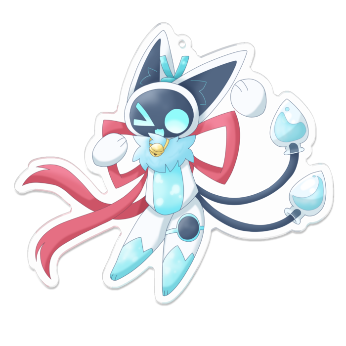 アクリルキーホルダー（コーティング） - 100 x 100 (mm)